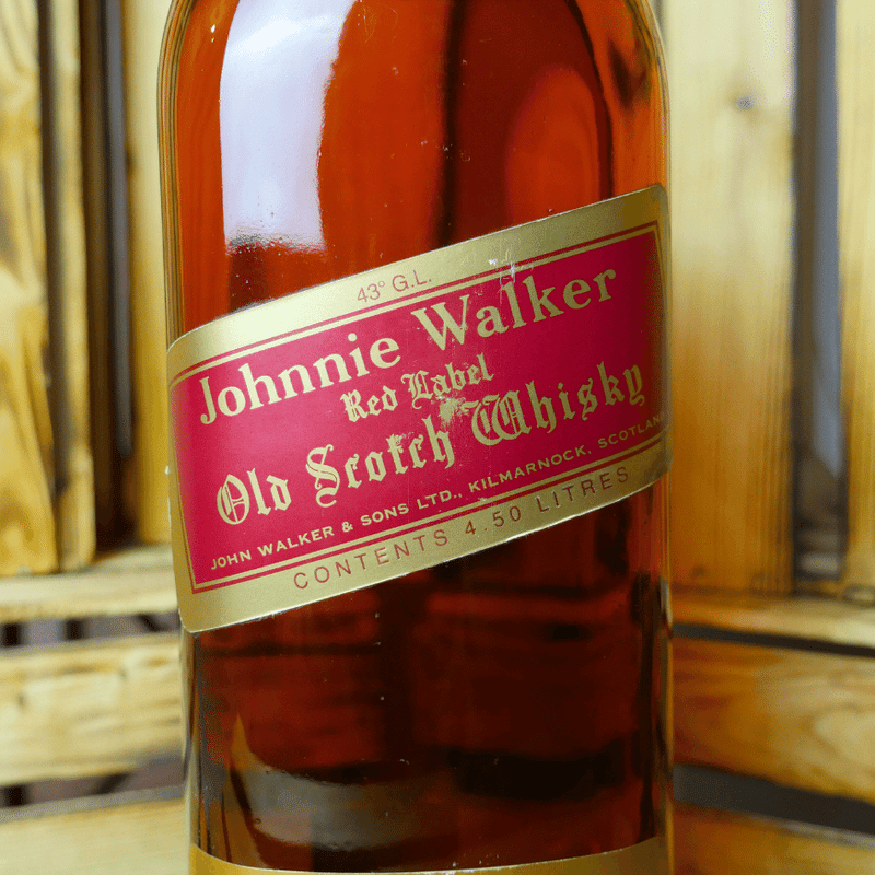 XXL Johnnie Walker Red Label alte Abfüllung 43% Vol. 4,5 L