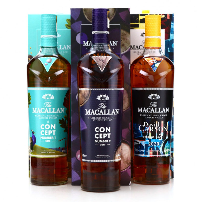 Whisky Set Macallan Concept No. 1, 2 & 3