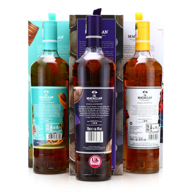 Whisky Set Macallan Concept No. 1, 2 & 3