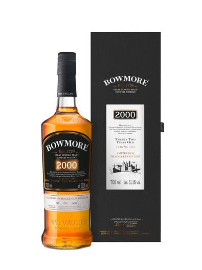 Bowmore 22 Jahre Amsterdam Travellers Edition (2000) 51,1% Vol. 0,7L