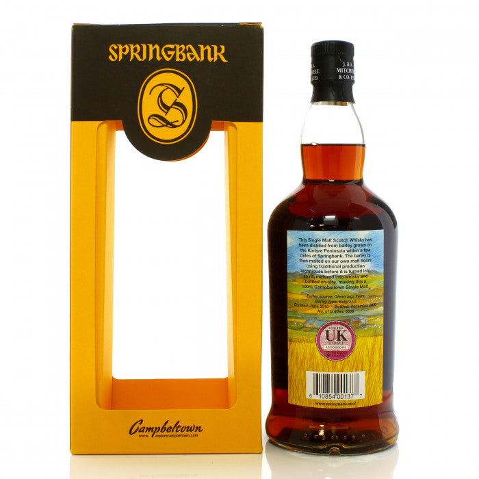 Springbank 10 Local Barley (2010) 55,6 % Vol. 0,7 L