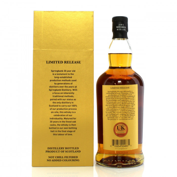 Springbank 30 Jahre (2023) 46 % Vol. 0,7 L