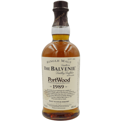 Balvenie 15 Jahre Port Wood (1989) Flasche Vorderseite