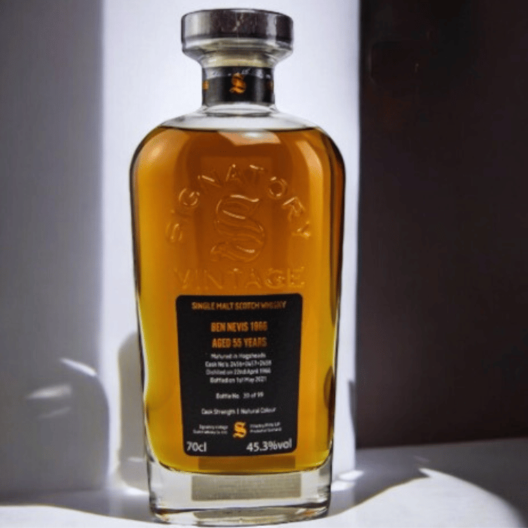 Ben Nevis 55 Jahre Signatory Vintage 1966 45,3 % Vol. 0,7 L