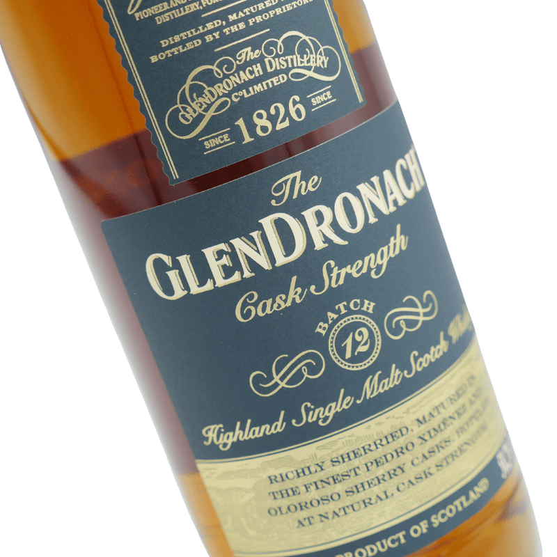 Glendronach Cask Strength Batch 12 (2023) Nahaufnahme Flaschen Vorderseite