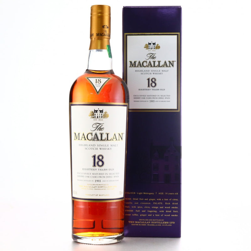 Macallan 18 Jahre Sherry Oak (1993) 43 % Vol. 0,7 L