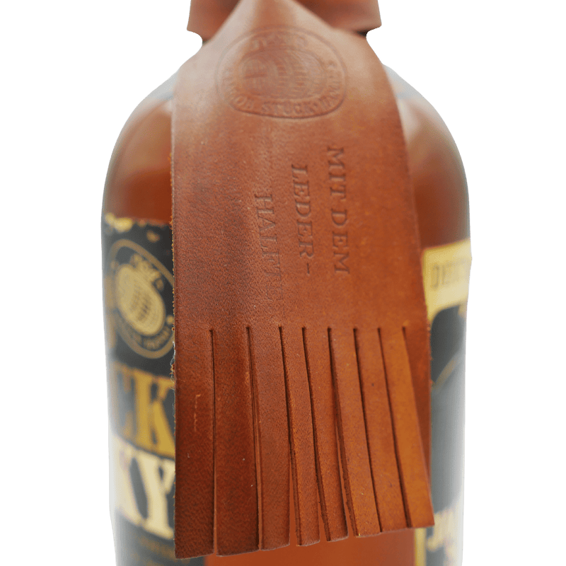 Jacob Stück Deutscher Whisky mit Lederhalfter (70er/80er) 43 % Vol. 0,7 L