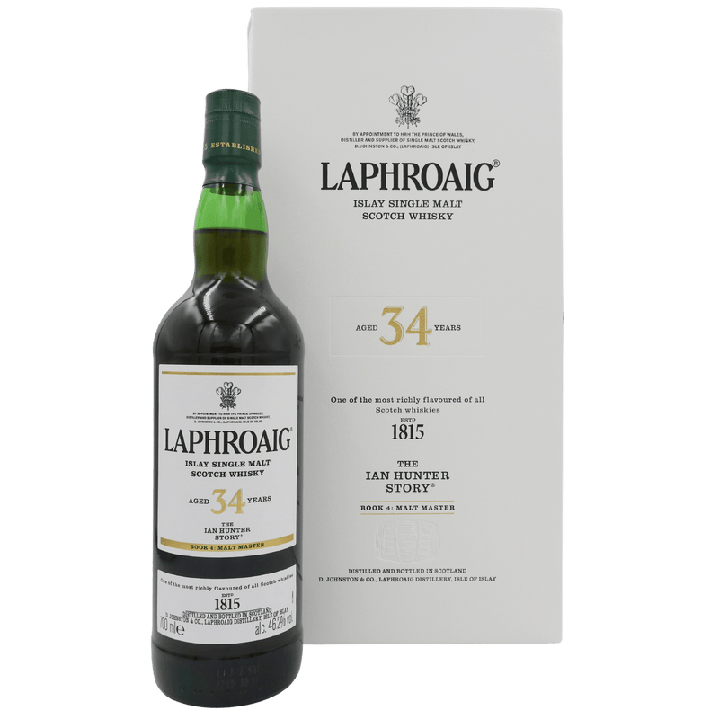 Laphroaig 34 Jahre Ian Hunter Book 4 (2021) 46,2 % Vol. 0,7 L