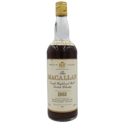 Macallan 1963 Flasche Vorderseite