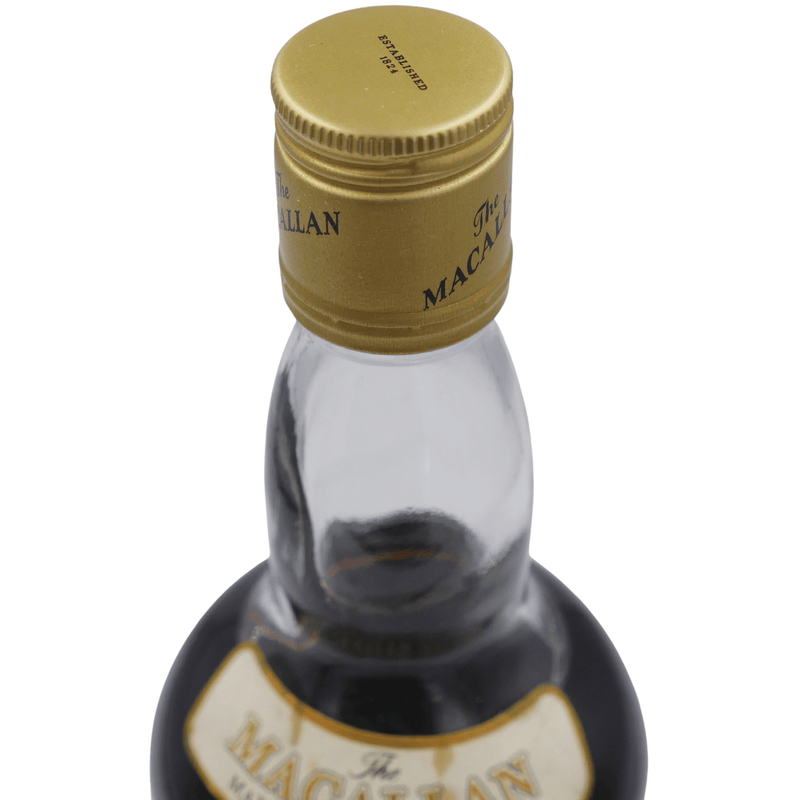 Macallan 1963 Flaschenhals Nahaufnahme