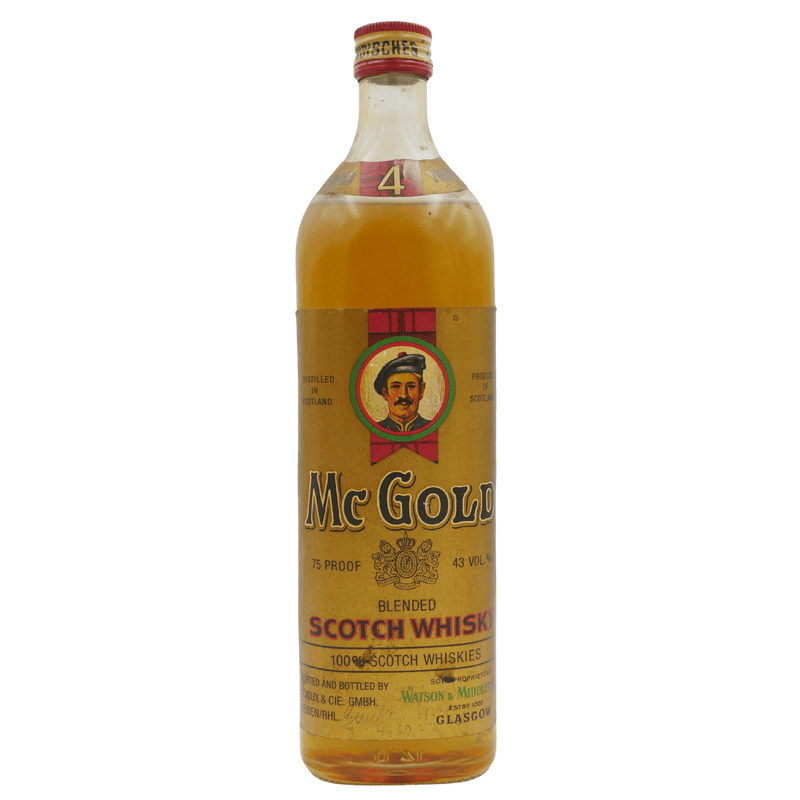 Mc Gold Whisky 4 Jahre (70er/80er) 43 % Vol. 0,7 L
