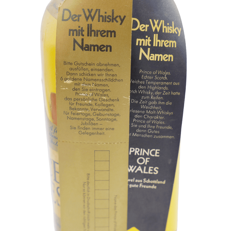 Prince of Wales Whisky (70er/80er) 43 % Vol. 0,7 L
