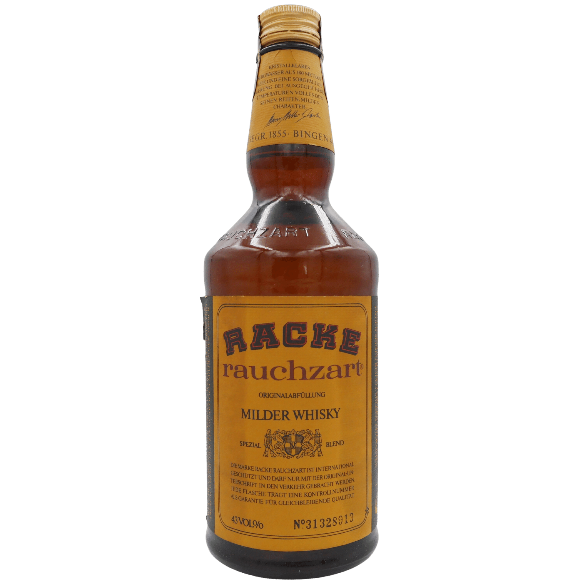 Racke Rauchzart deutscher Whisky (70er/80er) 43 % Vol. 0,7 L – UpWhisky ...