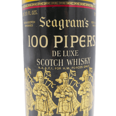 Seagram's 100 Pipers De Luxe (70er/80er) 43 % Vol. 0,7 L