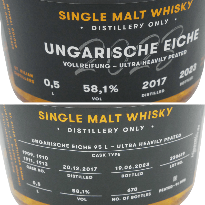 St. Kilian - Distillery Only - Ex Ungarische Eiche (2023) 58,1 % Vol. 0,5 L