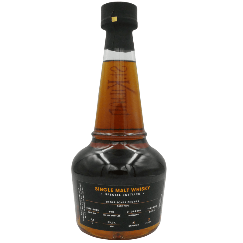 St. Kilian Tag des Deutschen Whiskys (2023) Flasche Rückseite