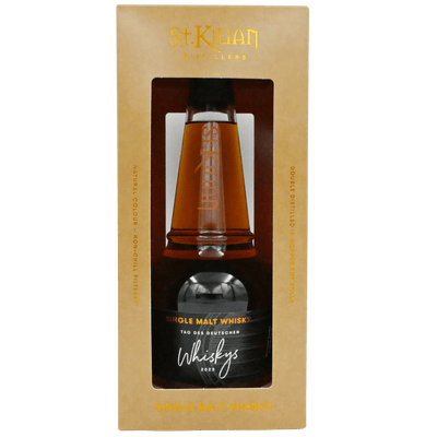 St. Kilian Tag des Deutschen Whiskys (2023) Flasche in Case Vorderseite