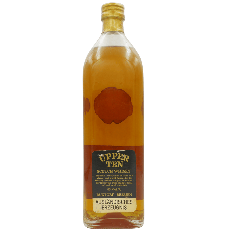Upper Ten Whisky 3 Jahre (70er/80er) 43 % Vol. 0,7 L