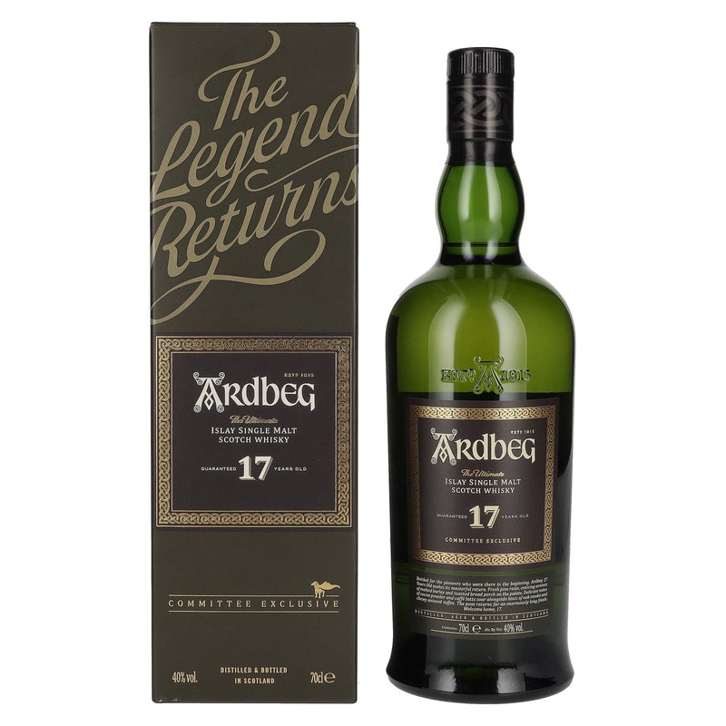 Ardbeg 17 Jahre Committee Exclusive (2024) 40 % Vol. 0,7 L          09.10.2023