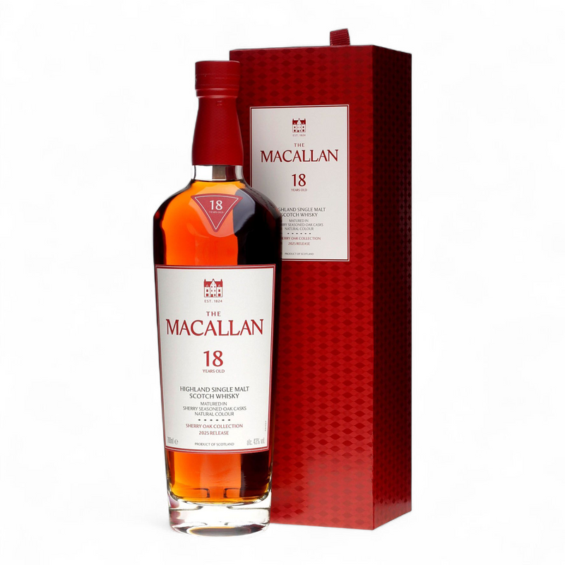 Macallan 18 Jahre Sherry Oak (2025) 43 % Vol. 0,7 L