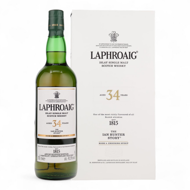 Laphroaig 34 Jahre Ian Hunter Book 5 (2022) 45,5 % Vol. 0,7 L