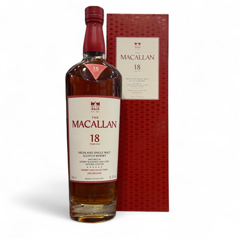 Macallan 18 Jahre Sherry Oak (2025) 43 % Vol. 0,7 L