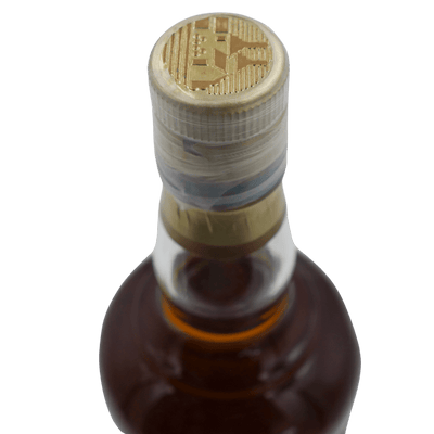 Bowmore Legend (altes Design / 2000er) Nahaufnahme Flaschenhals