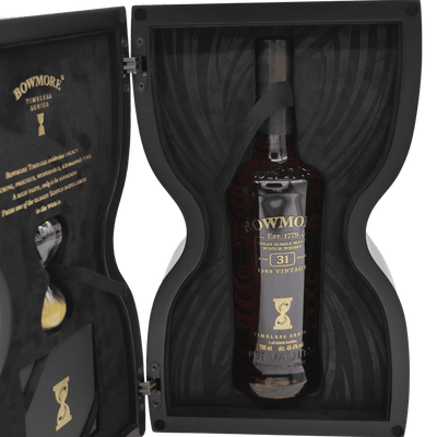 Bowmore 31 Jahre Timeless Edition (1988) - Inside Packaging Cask - Flaschenansicht Front