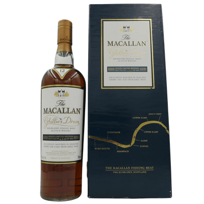 Macallan 12 Jahre Ghillies Dram Case with Bottle
