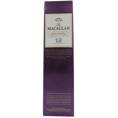 Macallan 12 Jahre Gran Reserva (2007) Case Front