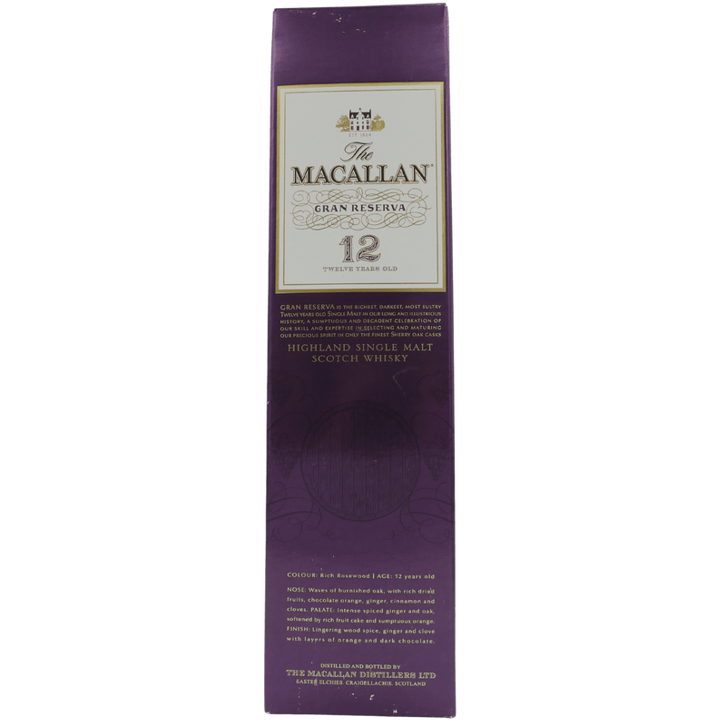 Macallan 12 Jahre Gran Reserva (2007) Case Front