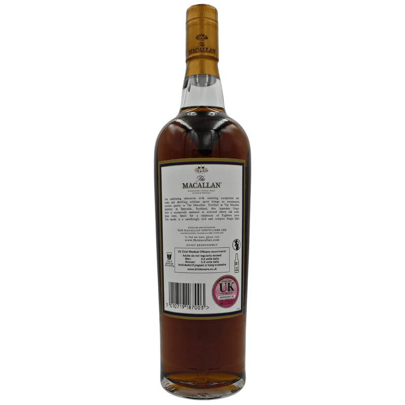 Macallan 18 Jahre Sherry Oak (1994) 43 % Vol. 0,7 L