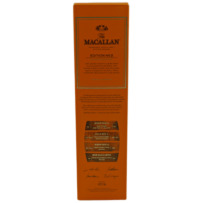 Macallan Edition No. 2 (2016) 48,2 % Vol. 0,7 L