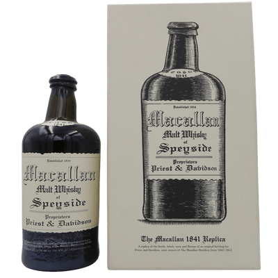 Macallan Replica (1841) Flasche und Case gemeinsam