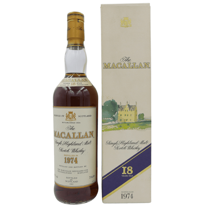 Macallan 18 Jahre Sherry Wood (1974) 43 % Vol. 0,7 L