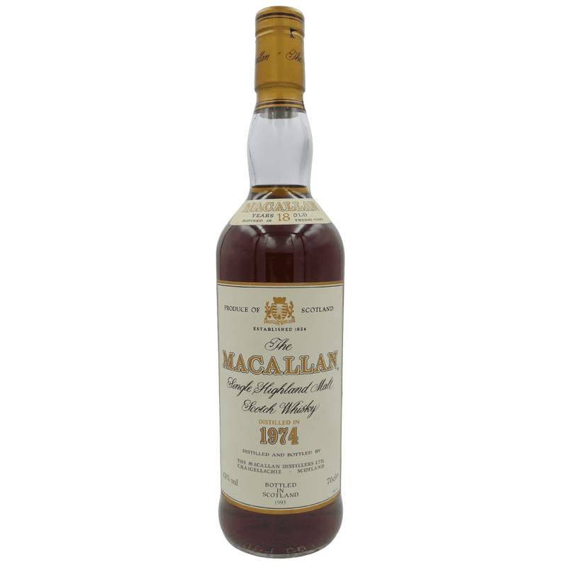 Macallan 18 Jahre Sherry Wood (1974) 43 % Vol. 0,7 L