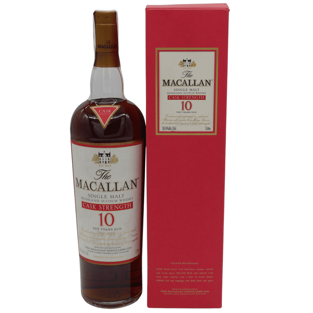 旧ラベルThe Macallan Cask Strength 58.2%