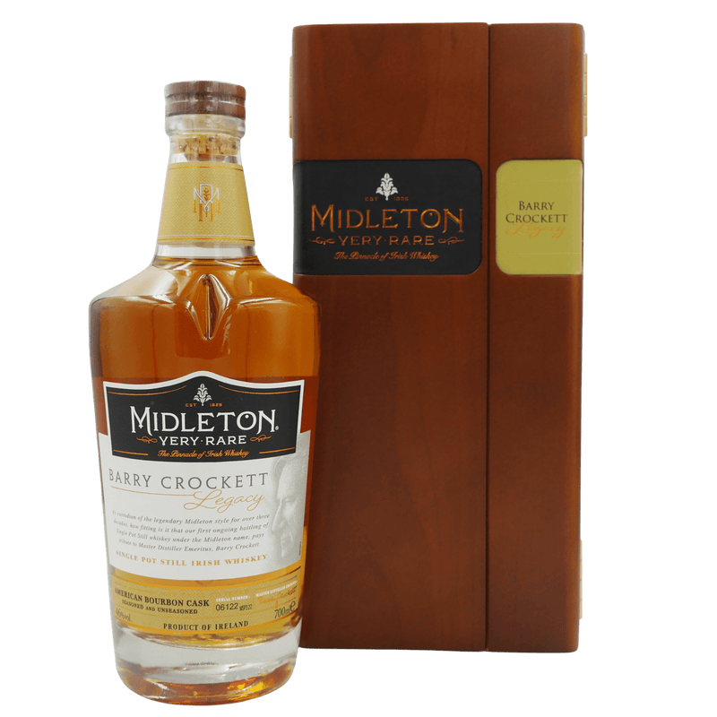 Midleton Barry Crockett Legacy (2022) Bottle and Case Front
