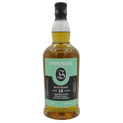 Springbank 15 Rum Wood (2019) Flasche Vorderseite